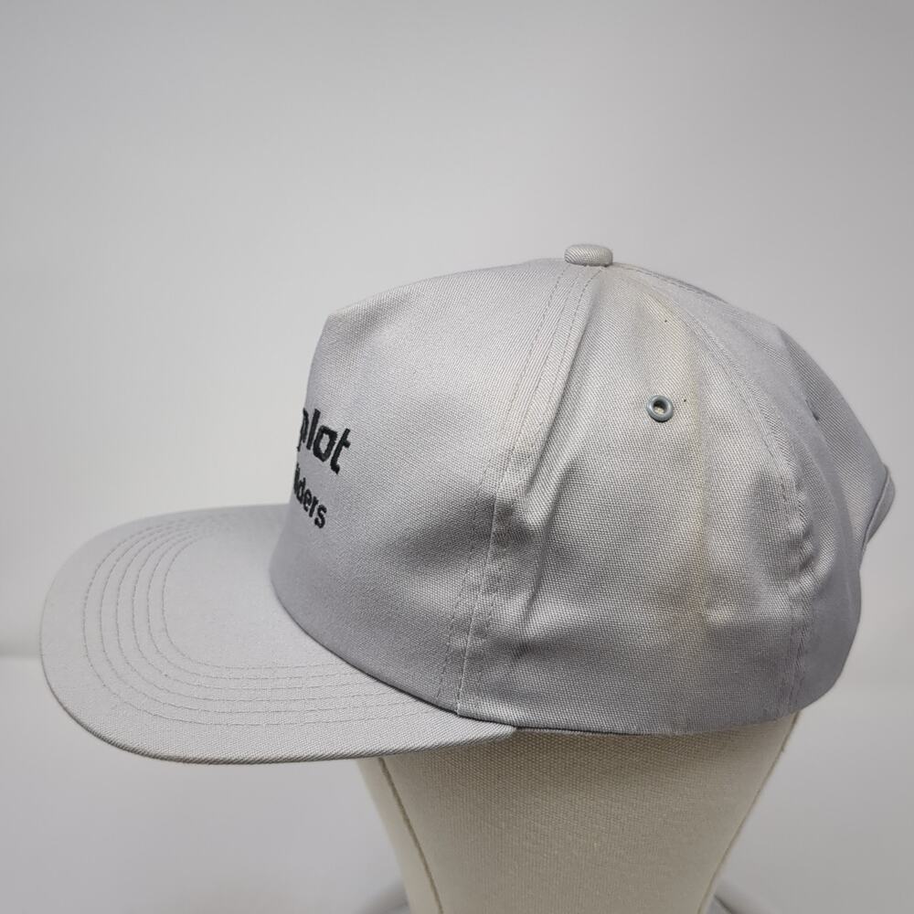Simplot Soilbuilders Snapback 5 Panel Cap Gray On… - image 3